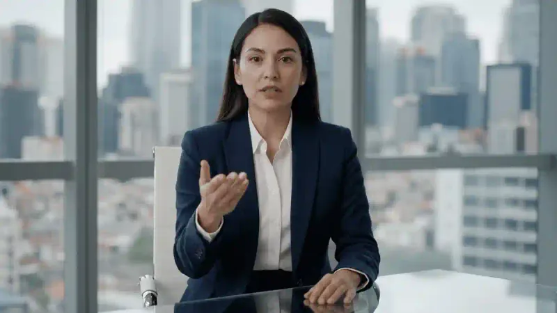 Mensaje de dirección general a inversionistas en video — comunicación institucional externa producida por Videento en CDMX